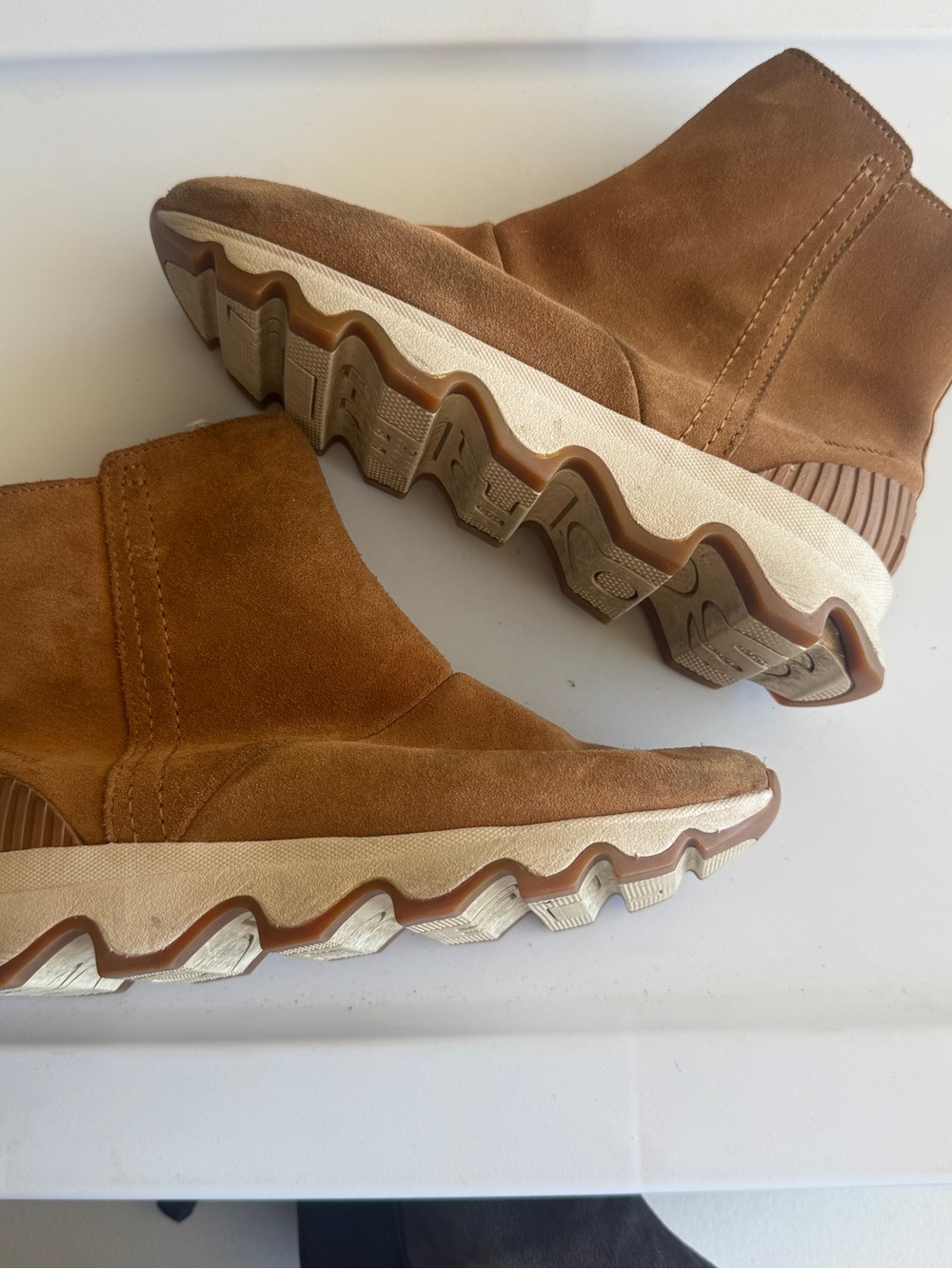Sorel Women's Suede Ankle Boots in Brown - Casual Comfort Waterproof 5.5